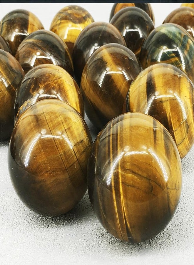 AierCrystal 6-7cm/2.36-2.75inch Tiger Eyes Crystal Ball Polished Natural Tiger Eye Stone Sphere Decorative Sphere Healing Crystals Ball Stone Crafts Home Decor Ornament Gifts (Tiger's Eye, 60-70mm) - Image 2